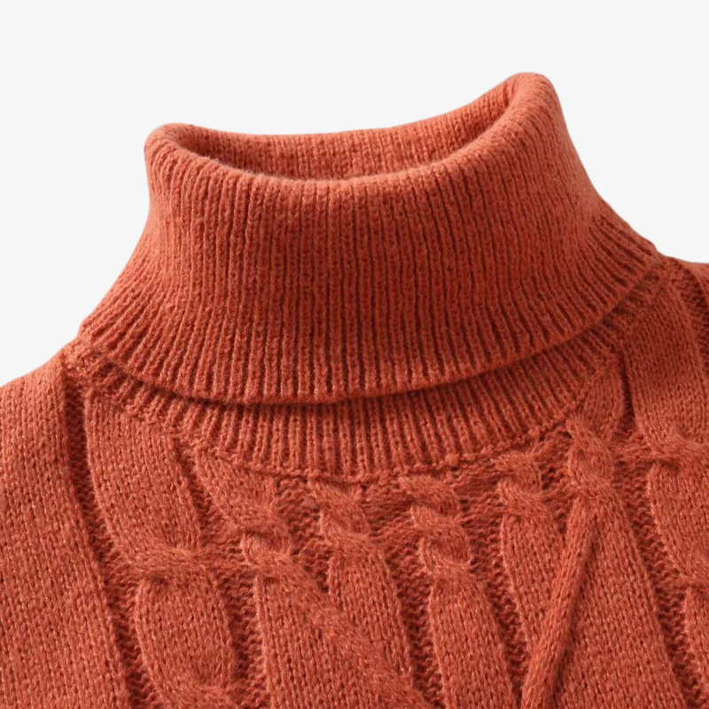 The Arran Roll Neck Jumper