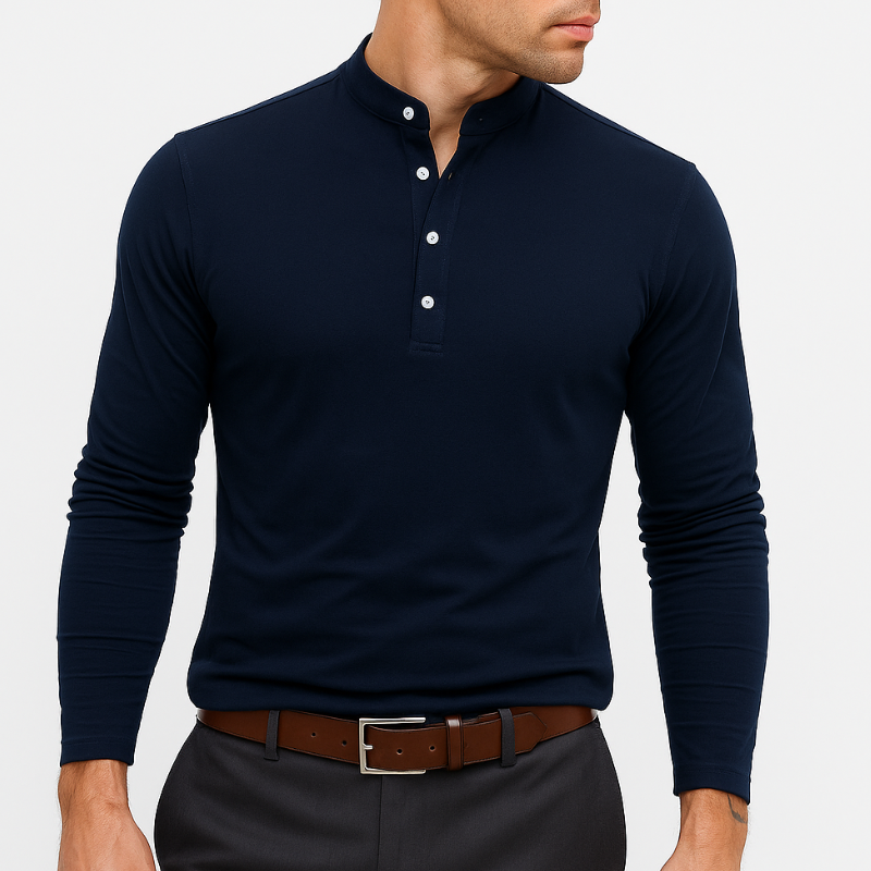 Luca Grandad Collar Shirt