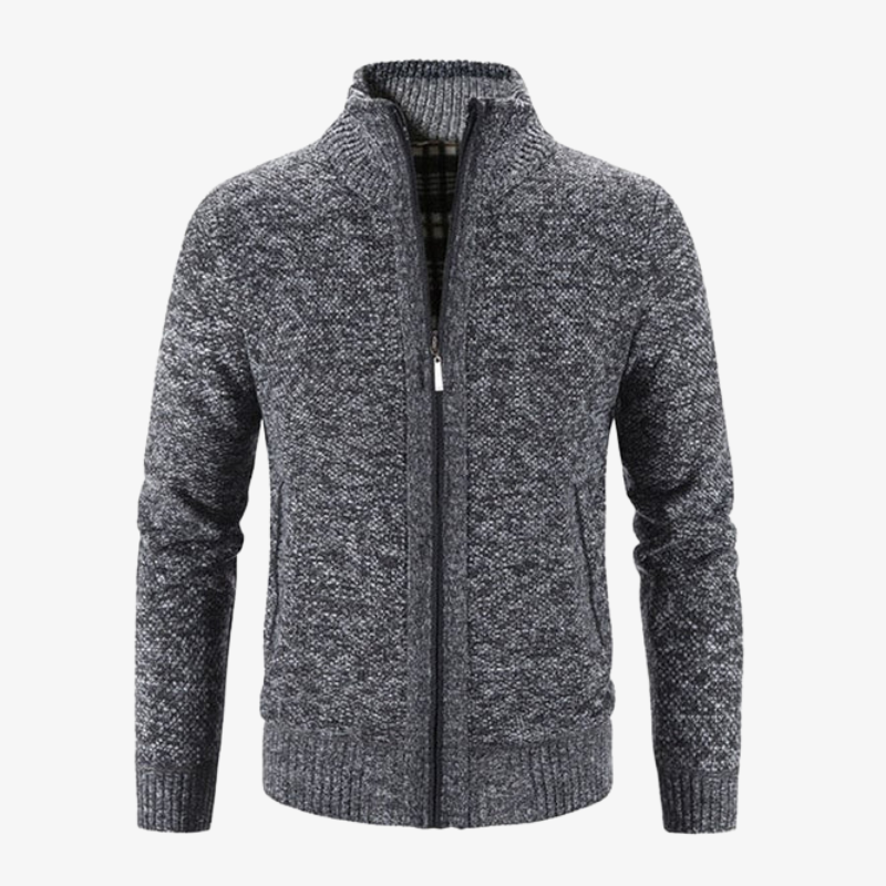 Cambridge Knit Zip Cardigan