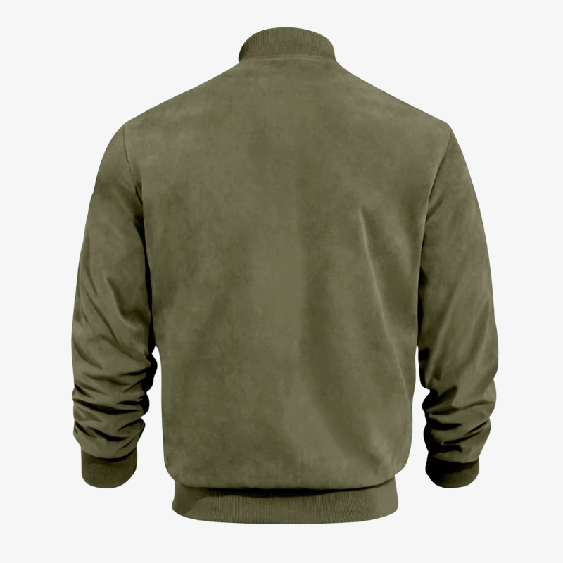 The Chelsea Suedette Bomber Jacket