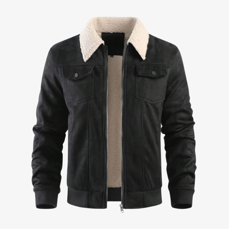 Kenton Shearling Collar Jacket