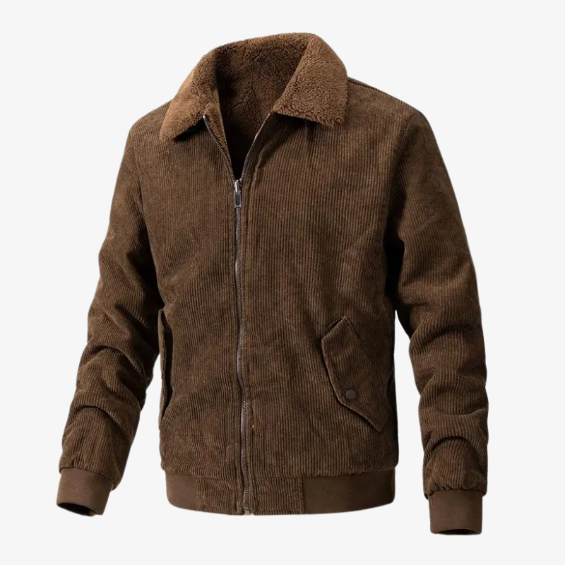 The Camden Borg-Collar Cord Jacket