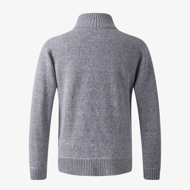 The Highland Fleece-Lined Cable Knit Jacket