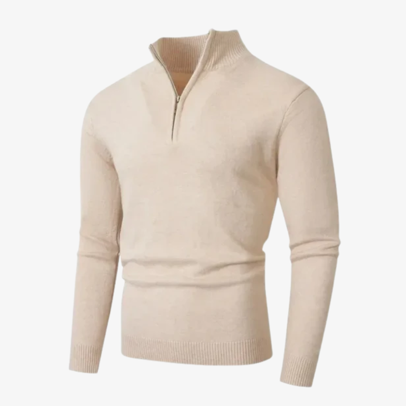 The Windsor Wool Quarter-Zip Jumper