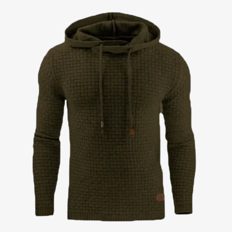 Oxford Textured Hoodie