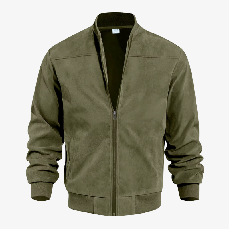 The Chelsea Suedette Bomber Jacket