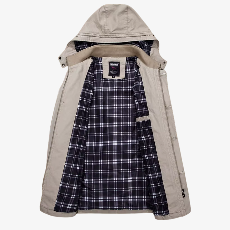 The Richmond Tartan-Lined Field Coat