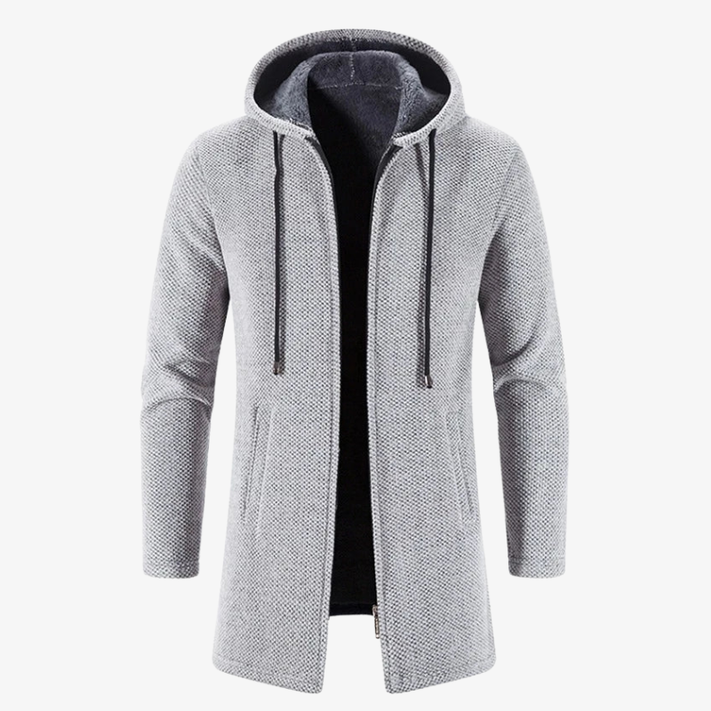 The Highland Sherpa-Lined Knit Coat