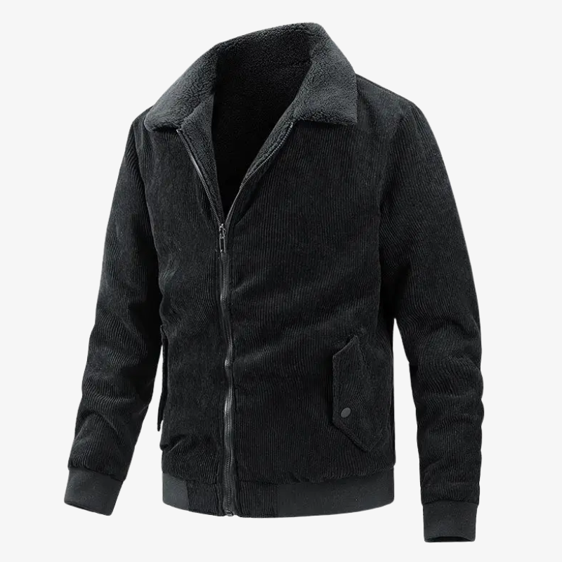 The Camden Borg-Collar Cord Jacket