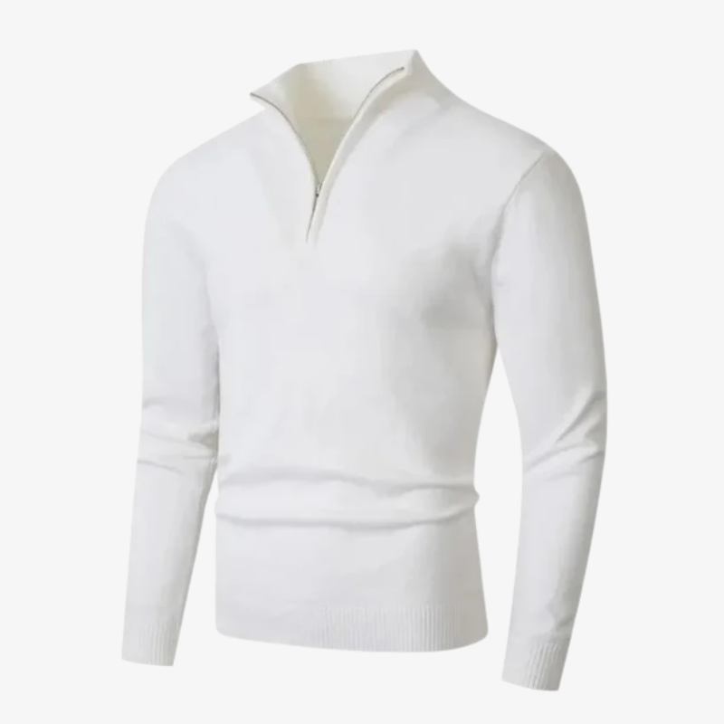 The Windsor Wool Quarter-Zip Jumper