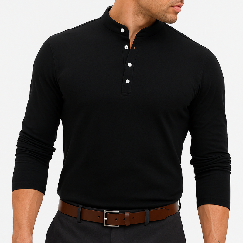Luca Grandad Collar Shirt