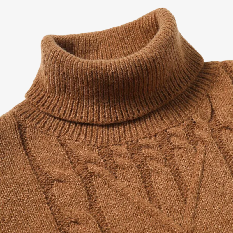 The Arran Roll Neck Jumper