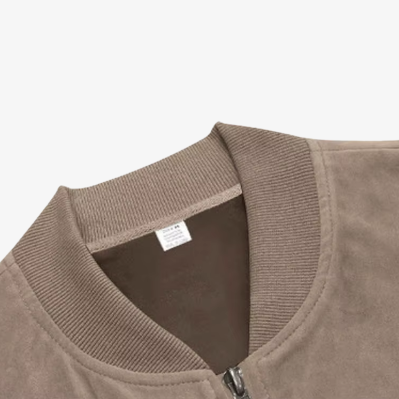 The Chelsea Suedette Bomber Jacket