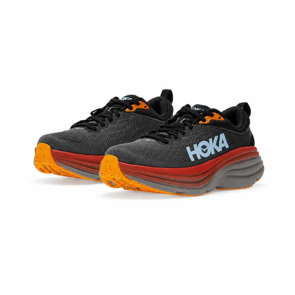 BONDI 8 - Dark Gray/Burgundy