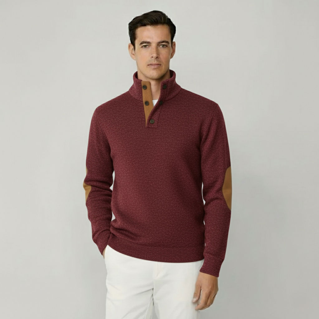 Cotswold Heritage Button-Neck Fleece